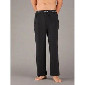 Calvin Klein CK Men's Plain Black Pyjama Jogger Ultra Soft Lounge Pants Size L/G